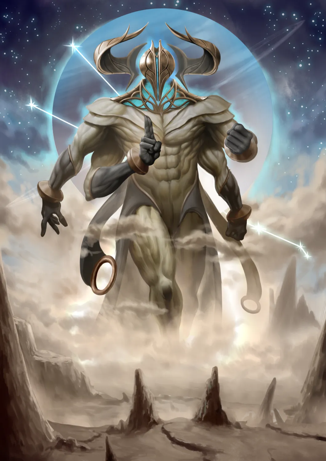Taurus — The Union, hand-drawn mythology illustration
